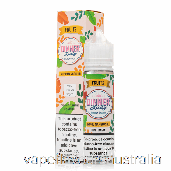 Vape Flavours Australia Tropic Mango Chill - Vape Dinner Lady - 60mL 3mg